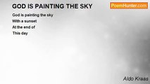 Aldo Kraas - GOD IS PAINTING THE SKY