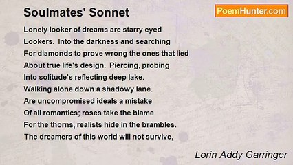 Lorin Addy Garringer - Soulmates' Sonnet