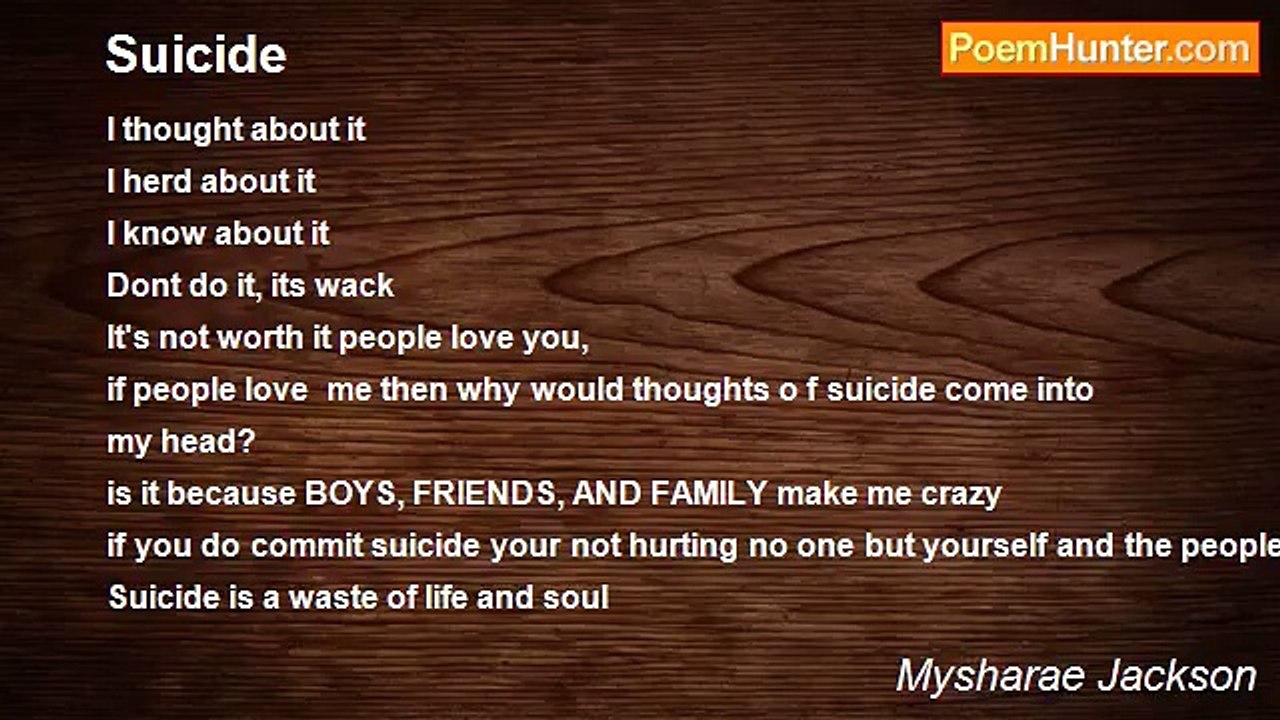 Mysharae Jackson - Suicide