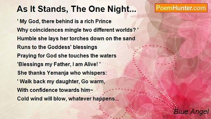 Blue Angel - As It Stands, The One Night...