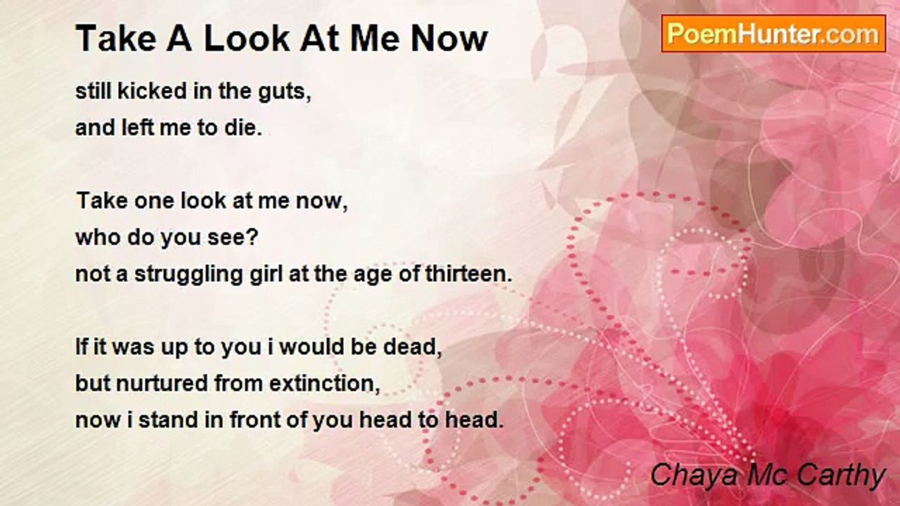 Chaya Mc Carthy - Take A Look At Me Now