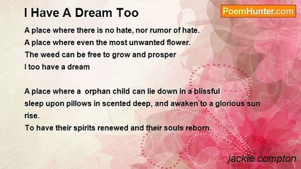 jackie compton - I Have A Dream Too