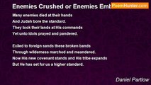 Daniel Partlow - Enemies Crushed or Enemies Embraced?