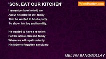 MELVIN BANGGOLLAY - 'SON, EAT OUR KITCHEN'