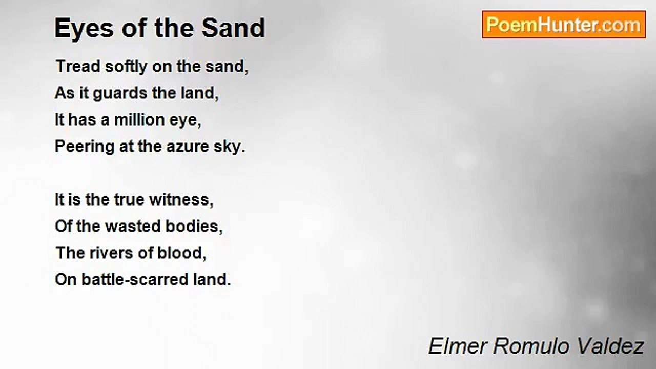 Elmer Romulo Valdez - Eyes of the Sand
