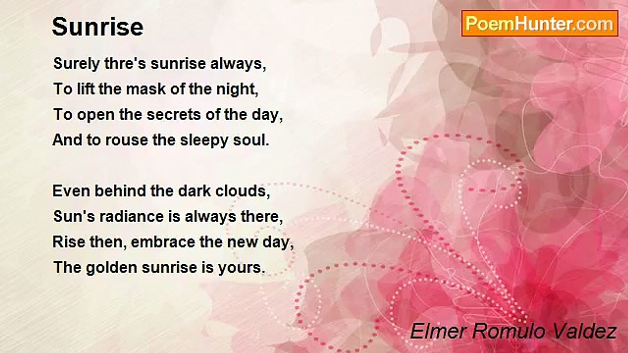 Elmer Romulo Valdez - Sunrise