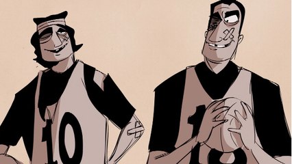 NFL Films Drawn: The time Eli dunked on Peyton