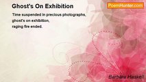 Barbara Haskell - Ghost's On Exhibition