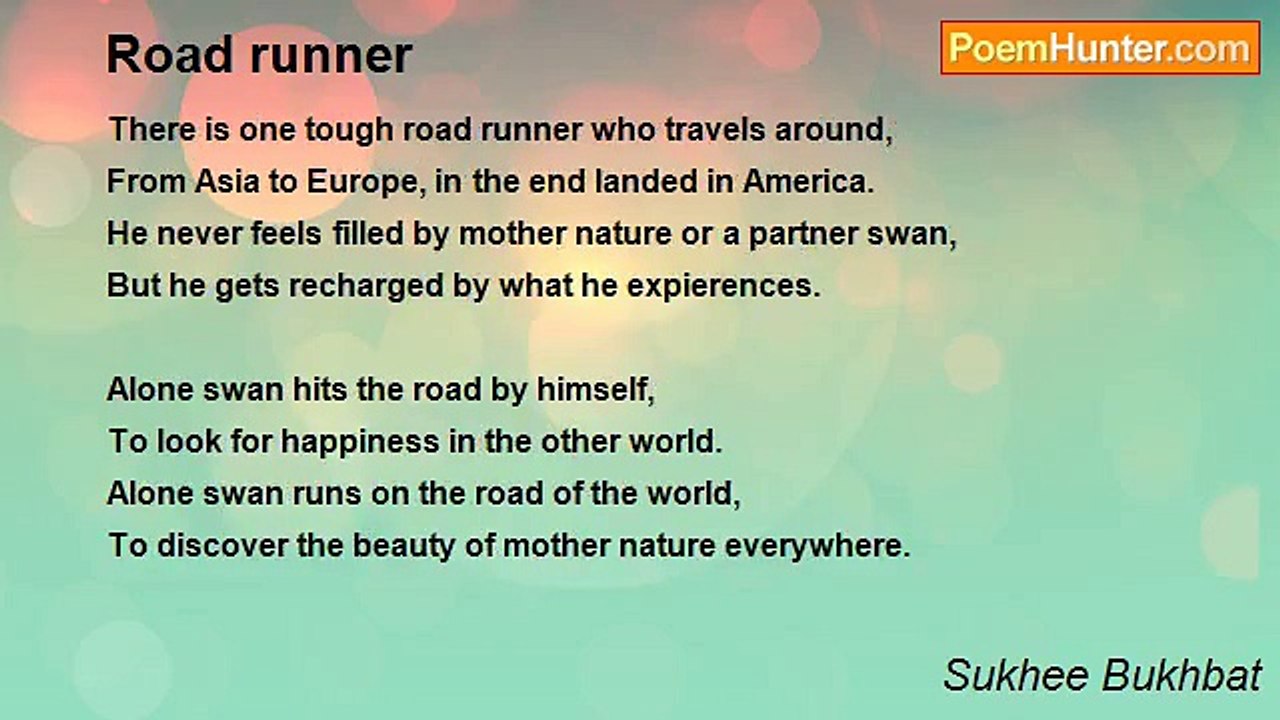 Sukhee Bukhbat - Road runner