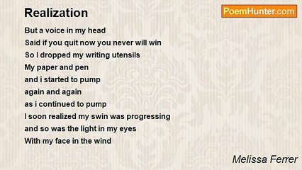 Melissa Ferrer - Realization