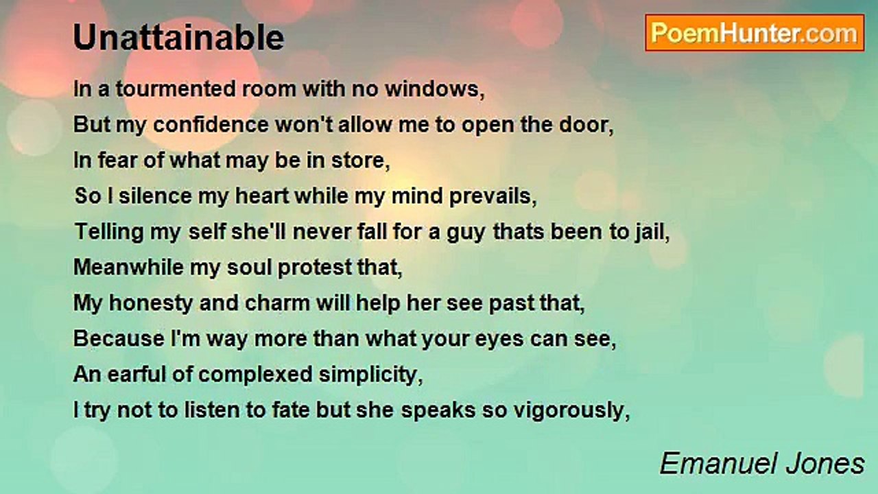 Emanuel Jones - Unattainable