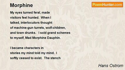 Hans Ostrom's 'Morphine': A Raw Tale of Darkness and Desperation 🖤