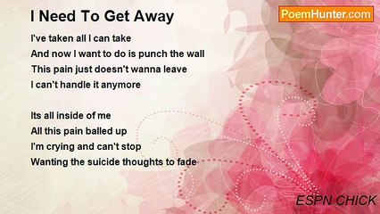 ESPN CHICK - I Need To Get Away