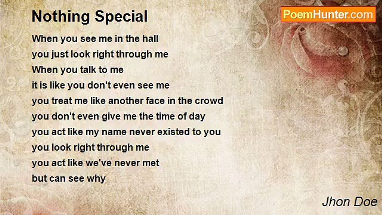 Jhon Doe - Nothing Special