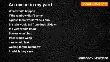 Kimberley Waldron - An ocean in my yard