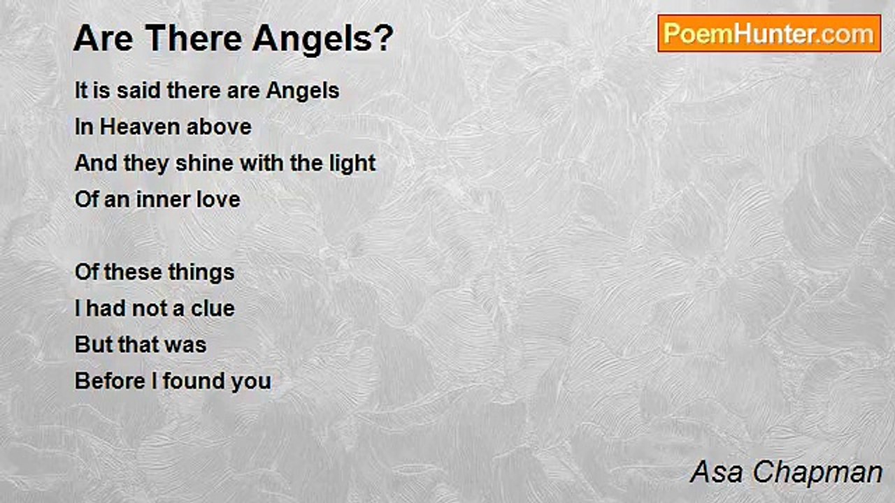 Asa Chapman - Are There Angels?