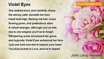 John Leroy Maxwell - Violet Eyes