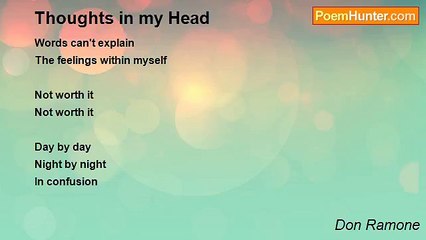 Don Ramone - Thoughts in my Head