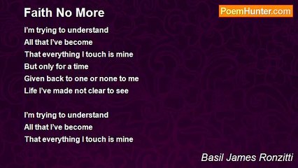 Basil James Ronzitti - Faith No More