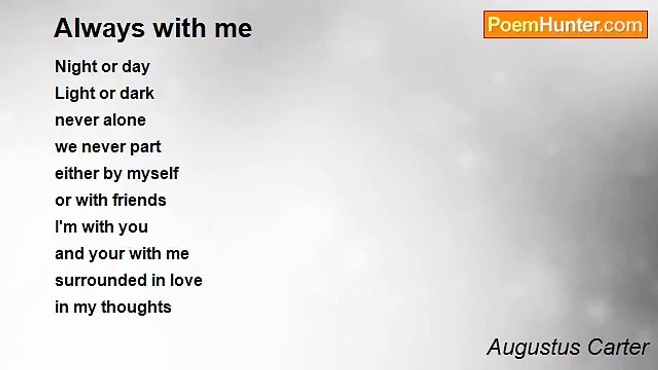 Augustus Carter - Always with me