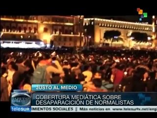 Medios mexicanos guardan silencio sobre crimen de estado en Ayotzinapa