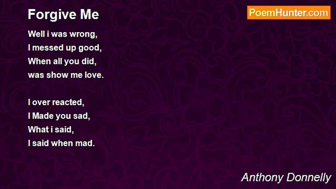 Anthony Donnelly - Forgive Me