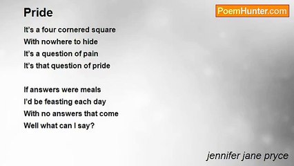jennifer jane pryce - Pride
