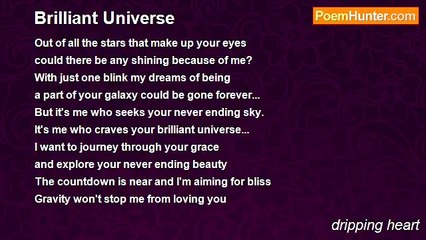 dripping heart - Brilliant Universe