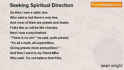 sean wright - Seeking Spiritual Direction