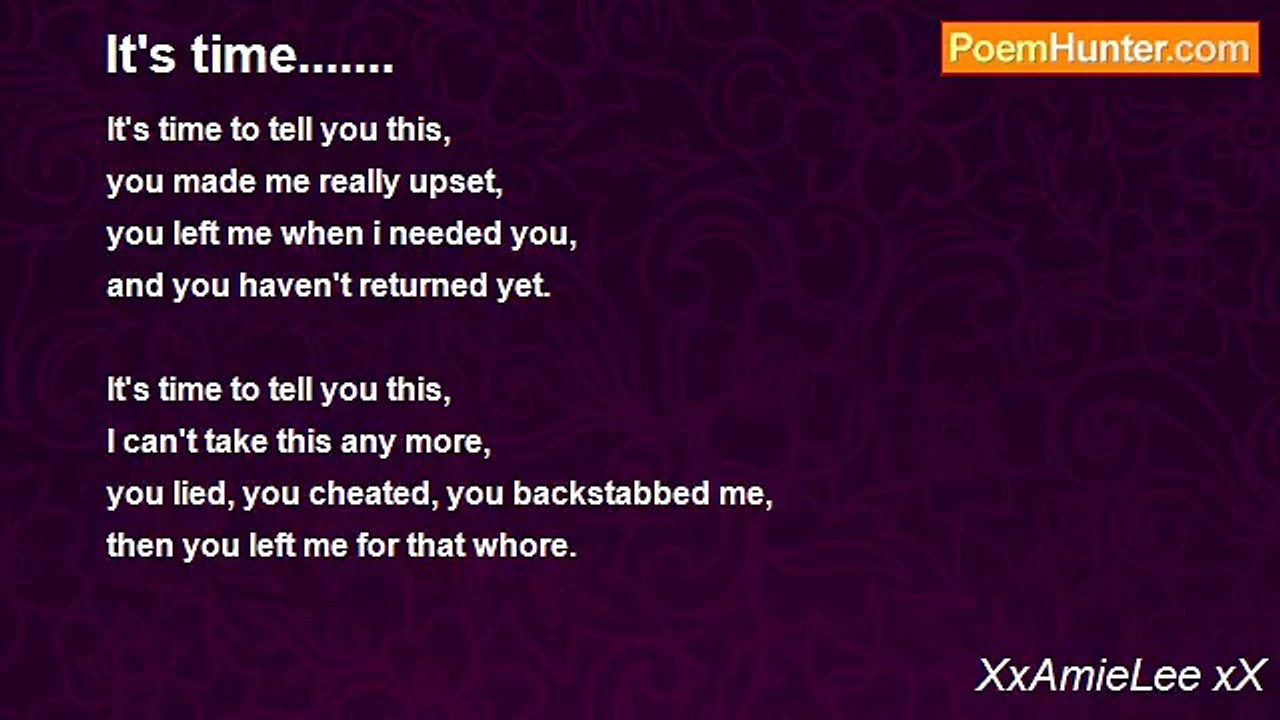 XxAmieLee xX - It's time.......