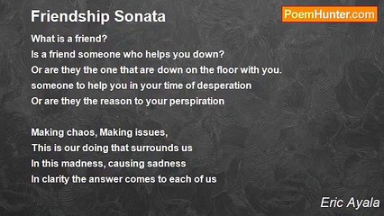 Eric Ayala - Friendship Sonata