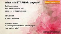 Michael Pruchnicki - What is METAPHOR, anyway?