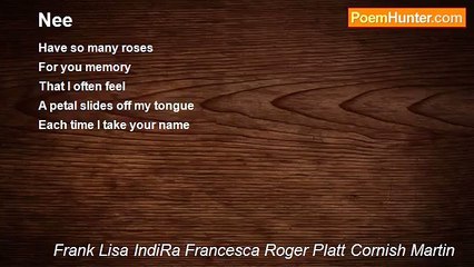 Frank Lisa IndiRa Francesca Roger Platt Cornish Martin - Nee
