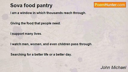 John Michael - Sova food pantry