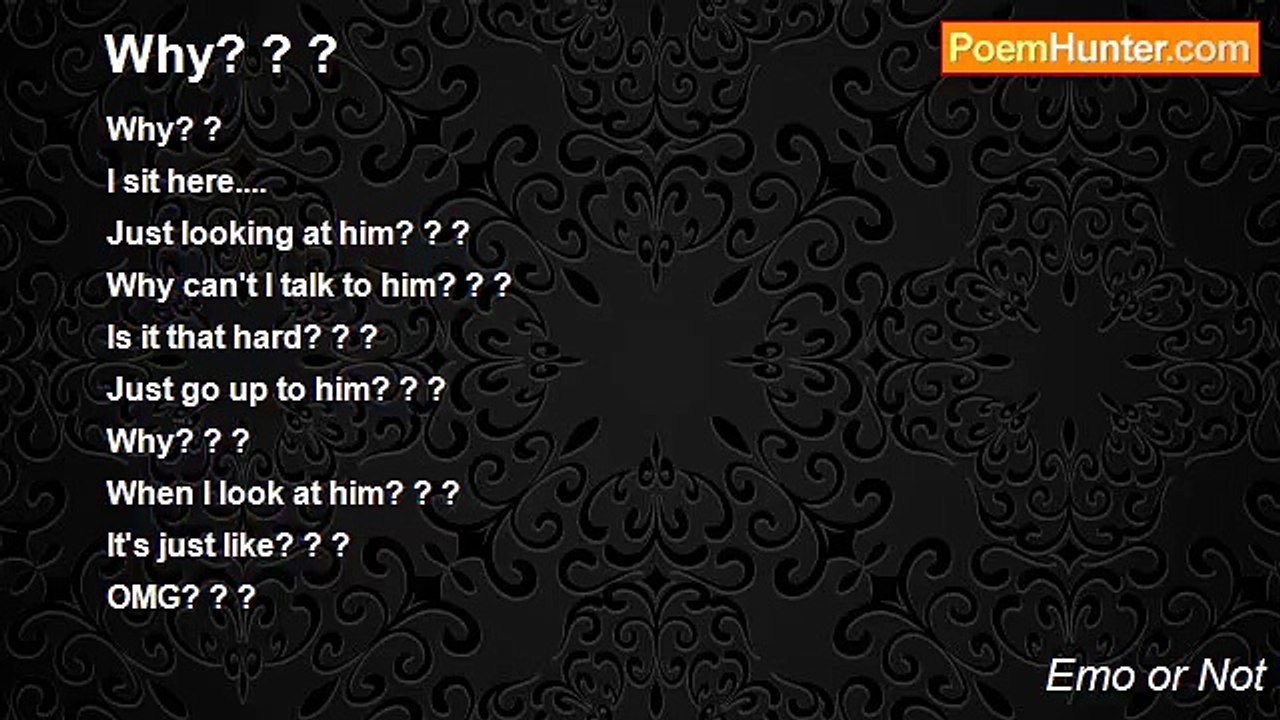 Emo or Not - Why? ? ?