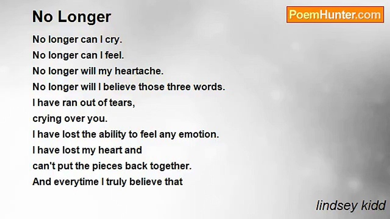 lindsey kidd - No Longer
