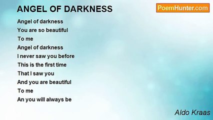 Aldo Kraas - ANGEL OF DARKNESS