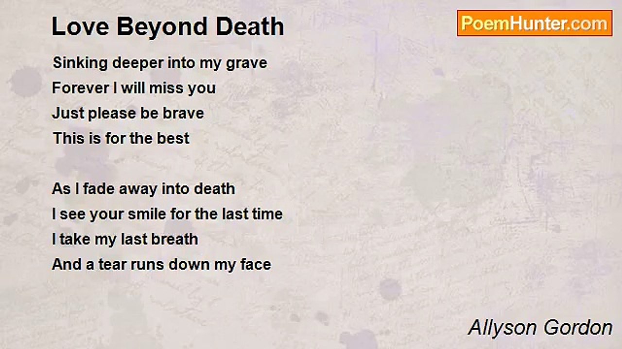 Allyson Gordon - Love Beyond Death