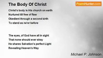 Michael P. Johnson - The Body Of Christ