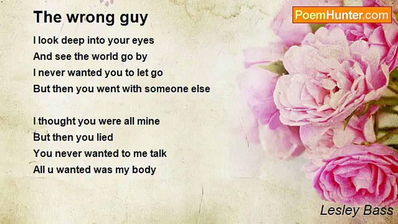 Lesley Bass - The wrong guy