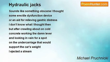 Michael Pruchnicki - Hydraulic jacks