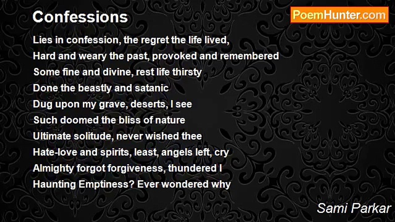 Sami Parkar - Confessions