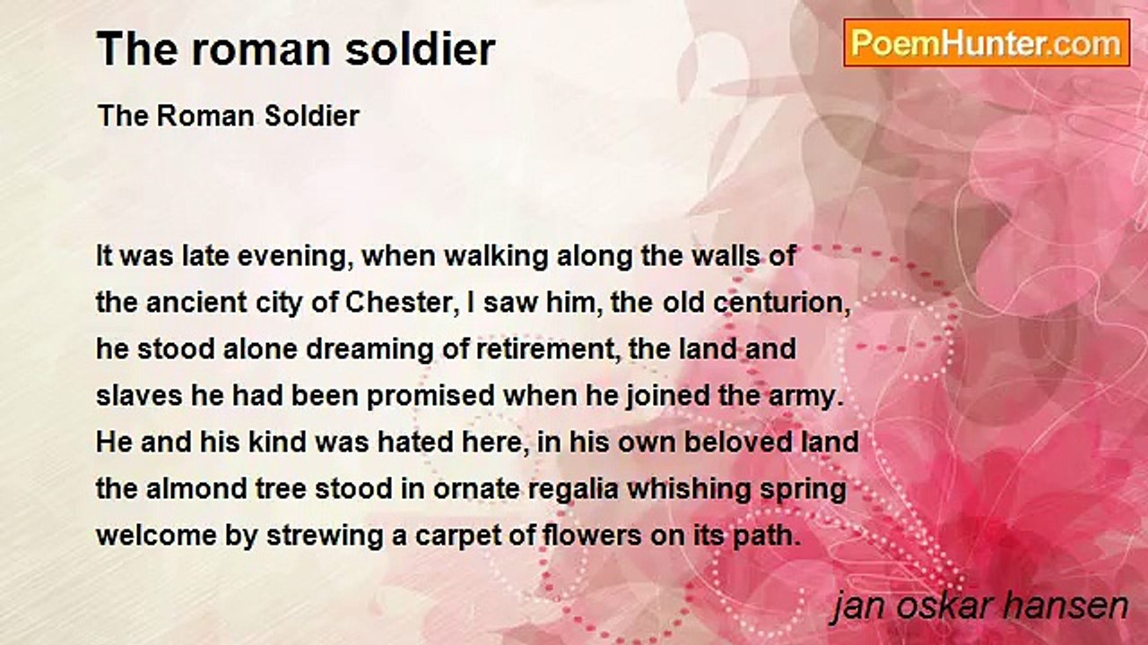 jan oskar hansen - The roman soldier