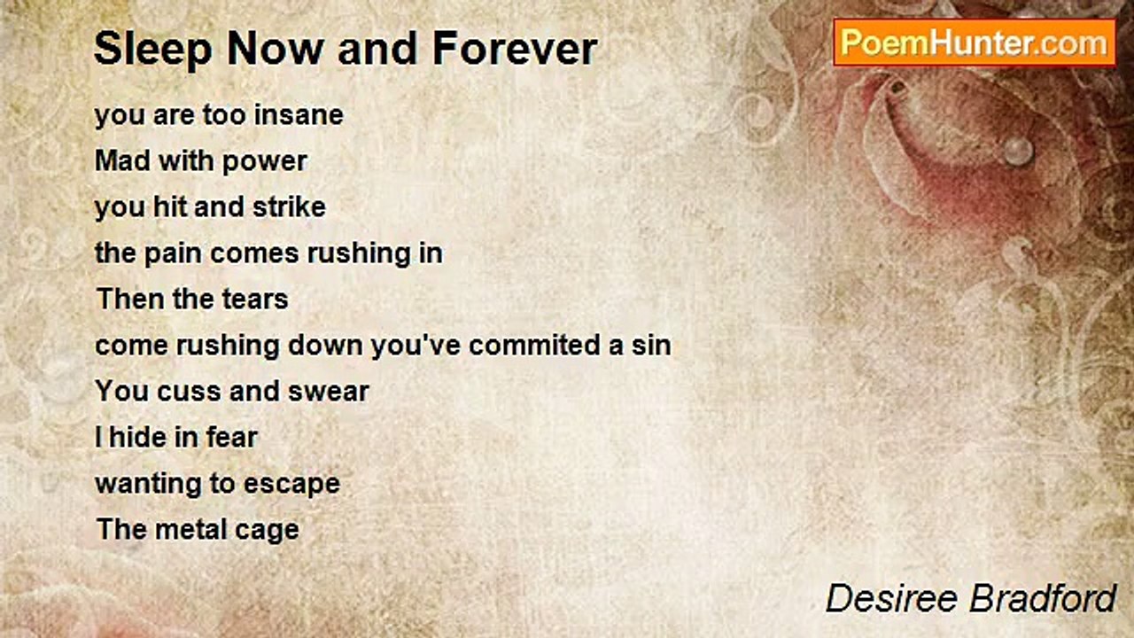 Desiree Bradford - Sleep Now and Forever