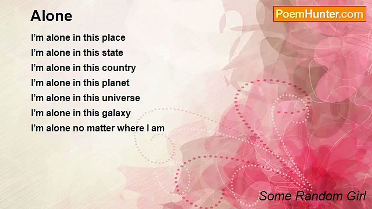 Some Random Girl - Alone