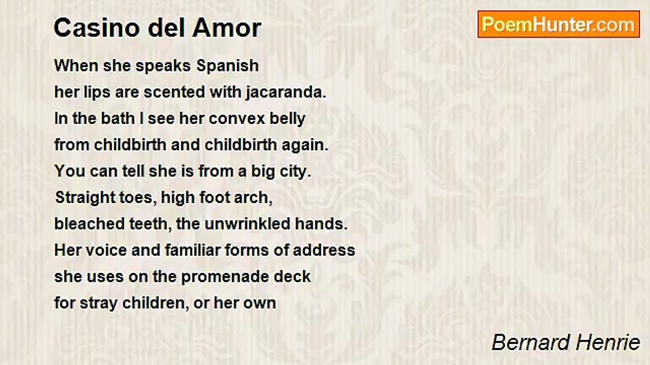 Bernard Henrie - Casino del Amor