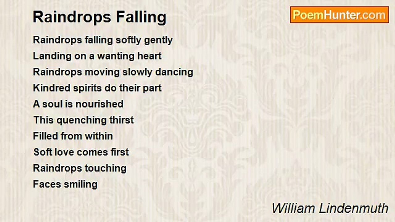 William Lindenmuth - Raindrops Falling