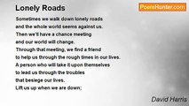 David Harris - Lonely Roads