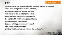 Jessica LaDuron - pain