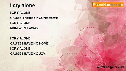 anime gurl rox - i cry alone